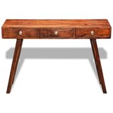 3 Konzolni Stol s Ladice 76 cm Masivno Sheesham Drvo | shoptok.hr