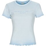 Guess Majice s kratkimi rokavi SS CN EDURNE TEE Modra | Shoptok.si