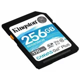 Kingston Spominska kartica Canvas GO Plus SDXC Class 10 UHS-I U3, 256 GB