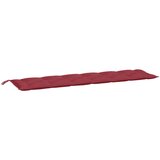  Jastuk za vrtnu klupu boja vina 200 x 50 x 7 cm tkanina Oxford | Eponuda.com