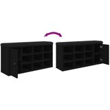 vidaXL Klop za čevlje črna 102x32x50 cm inženirski les | Shoptok.si