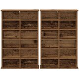 Cd ormar 2 kom. Staro drvo 60 x 17 x 92 cm Konstruirano drvo | shoptok.hr