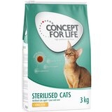 Concept for Life 3 kg Adult po posebnoj cijeni! - Sterilised Cats piletina | shoptok.hr
