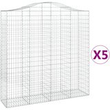  Lučne gabionske košare 5 kom 200x50x200/220cm pocinčano željezo | Eponuda.ba