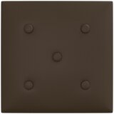  Zidna uzglavlja 12 pcs Smeđa 30 x 30 cm Lažna koža | Eponuda.com