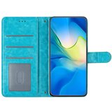 INORCO Za Tecno Pop 7 Pro 4G šivanje črte Rhombus usnjena torbica denarnica stojalo odporen na udarce ovitek za telefon, (22036662) | Shoptok.si