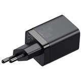 Baseus Super Si Pro brzi punjač USB + USB-C 30W, crni | shoptok.hr