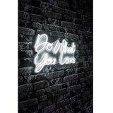 WALLXPERT dekorativna plastična led rasveta do what you love white Cene