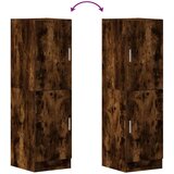 vidaXL Kuhinjska omarica dimljen hrast 38x41,5x131,5 cm inž. les | Shoptok.si