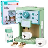  Wooden Set of Coffee Maker, Cups, Milk, Accessories for Children Cene