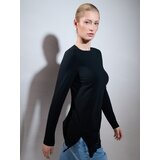 Sinsay Bluza s asimetričnim rubom i čipkom | shoptok.hr