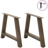  Noge za klub stolić A-oblika 2 kom 60 x (42-43) cm čelik | shoptok.hr