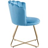 Livetastic Set Stolov Samt, Modra, 2-Delni | Shoptok.si