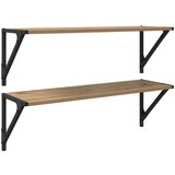 Police na zidu Zidne 2 pcs Umjetnički hrast 80 x 25 x 25 5 cm | shoptok.hr