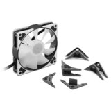 Sharkoon Cooler 14cm - SilentStorm 140 PWM RGB ventilator (34,7dB; 121,9 m3/h; 1400rpm; 3pin + 4pin konektor; hlajenje hiše) | Shoptok.si