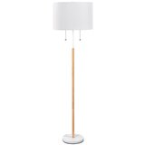  Stojeća lampa FOGO 2xE27/15W/230V bela/bež | Eponuda.com