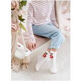 Milena Children's Youth Socks Bear Ecru | Shoptok.si