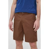 Sisley Kratke hlače moške, rjava barva