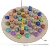 Kruzzel drvena magnetska igra pecanja s 9 ribica, štapom i kuglicama | shoptok.hr