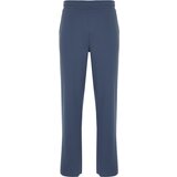 Trendyol Limited Edition Indigo Men's Comfortable/Wide Leg Textured Ottoman Hidden Lace Up Non-Wrinkle Sweatpants Cene