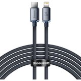 Baseus kabel Type C za Apple Lightning 8-pinski PD20W Power Delivery Crystal Shine 2m črni | Shoptok.si