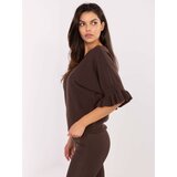 Italy Moda Sweater-IT-SW-99244.65-dark brown | Shoptok.si