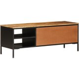 TV ormarić 110 x 35 x 40 cm od masivnog grubog drva manga | shoptok.hr