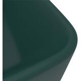  Luksuzni umivaonik mat tamnozeleni 41 x 30 x 12 cm keramički | shoptok.hr