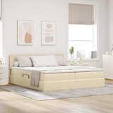  s od storage s madracem Krema 180 x 200 cm Lažna koža | shoptok.hr