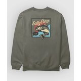 Salty Crew Striped Crew Pulover dusty olive Cene