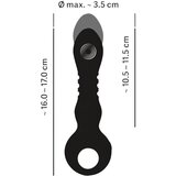 Eternal - snažan udarni vibrator (crni) | shoptok.hr