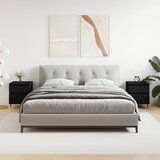 vidaXL Noćni ormarići 2 kom crni 40x35x50 cm od konstruiranog drva | shoptok.hr