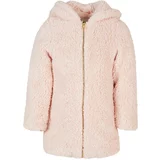 Urban Classics Kids Girls Sherpa Jacket pink