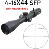 victoptics Taktična puškarska daljnogled, 4-16X44 povečava, steklena gravura, z 20mm obroči, (5000166313) | Shoptok.si