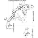 Icybox enojni nosilec za monitor do diagonale 32 IB-MS313-T | Shoptok.si