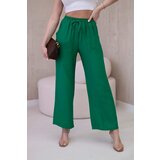 Kesi Viscose wide green trousers Cijene
