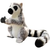 Plišana maskota lemur plišani nježno sivi 28 cm | shoptok.hr
