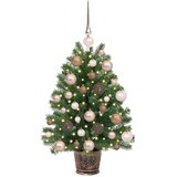  Umjetno božićno drvce s 150 LED svjetlima Zelena 75 cm PE i PVC | shoptok.hr