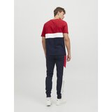 Jack & Jones Majice s kratkimi rokavi JJEREID BLOCKING TEE SS Večbarvna | Shoptok.si