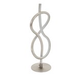 Eglo Novafeltria stolna/1, led, 10w, nikl-mat/bijela | shoptok.hr