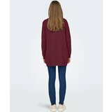 Only Pletena jopa 'ONLLESLY' burgund | Shoptok.si