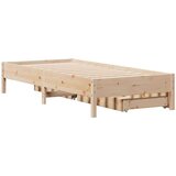 vidaXL Okvir kreveta bez madraca 90 x 190 cm od masivne borovine | shoptok.hr