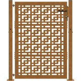  Vrtna vrata 100x150 cm Otporna na vremenske uvjete Čelična Križni Dizajn | shoptok.hr