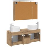  Set ormarića za kupaonicu 4 kom. Hrast artisan | shoptok.hr