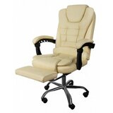 Malatec uredska stolica s osloncem za noge - bež 23287 | shoptok.hr