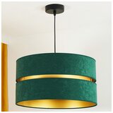  Duolla - Luster na sajli DUO 1xE27/15W/230V prečnik 40 cm, zelena/zlatna | Eponuda.com