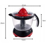  25w električni sokovnik 700ml citrusni sokovnik crni | shoptok.hr