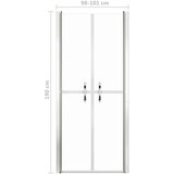 vidaXL vrata za tuš-kabinu prozirna ESG 101 x 190 cm | shoptok.hr