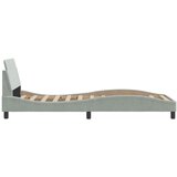  Okvir za krevet Dover svijetlosivi 90x190 cm baršun | shoptok.hr
