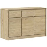 Maison Chic Komoda - Predalnik SAUDA hrast 114x43x75,5 cm trdna borovina, (21717781) Cene